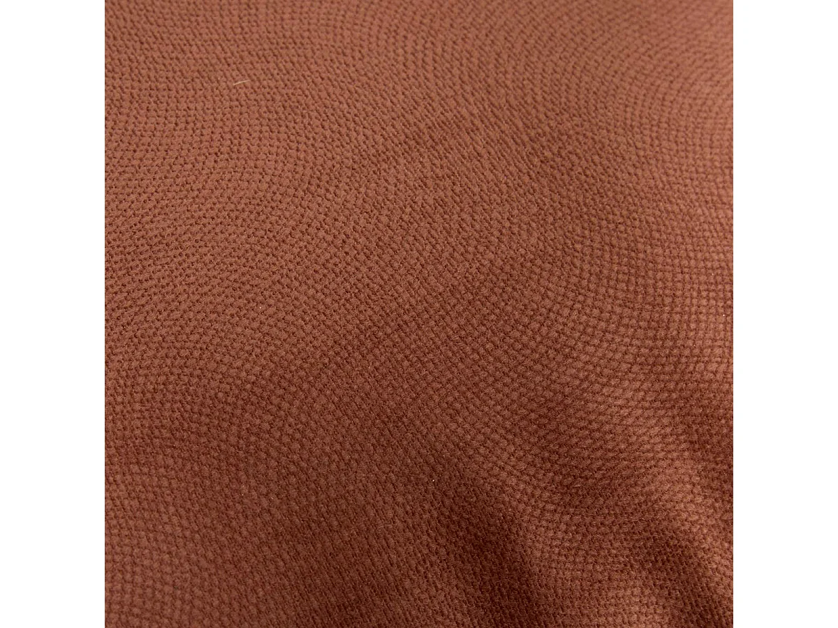 Coussin Déco Uni "Lilou" 45x45cm Marron Tonka