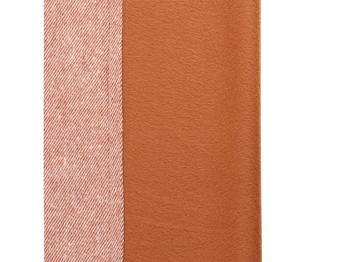 Rideau Isolant Effet Laine "Kys" 140x260cm Ambre