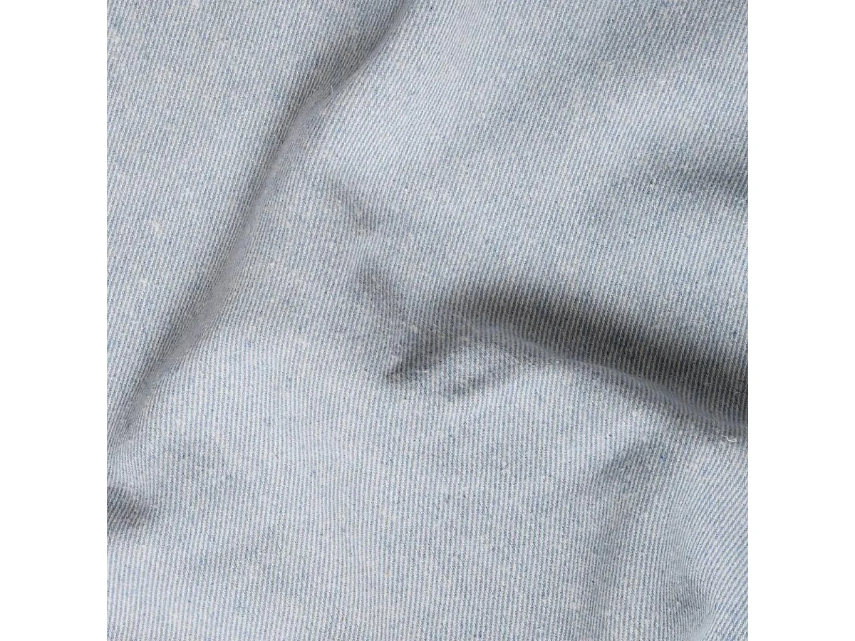 Rideau Isolant Effet Laine "Kys" 140x260cm Bleu Minéral