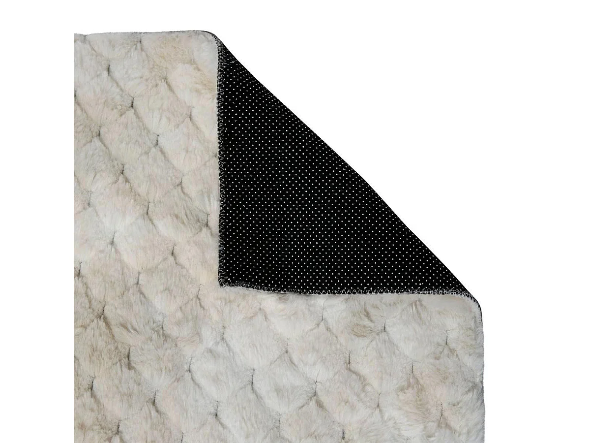 Tapis Imitation Fourrure "Adriel" 120x170cm Beige