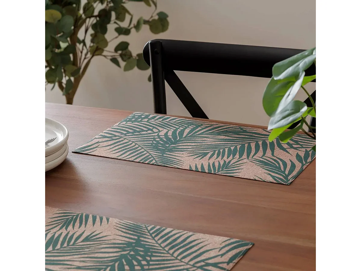 Set de Table Déco "Palme" 30x45cm Vert