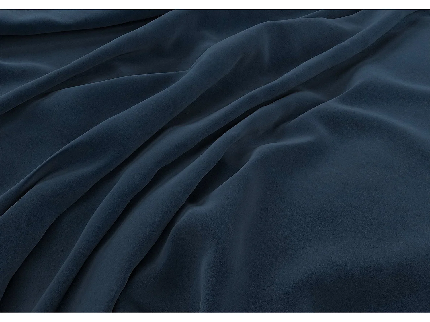 Upholstered Bedframe - 135 x 190 cm Bedframe in Blue