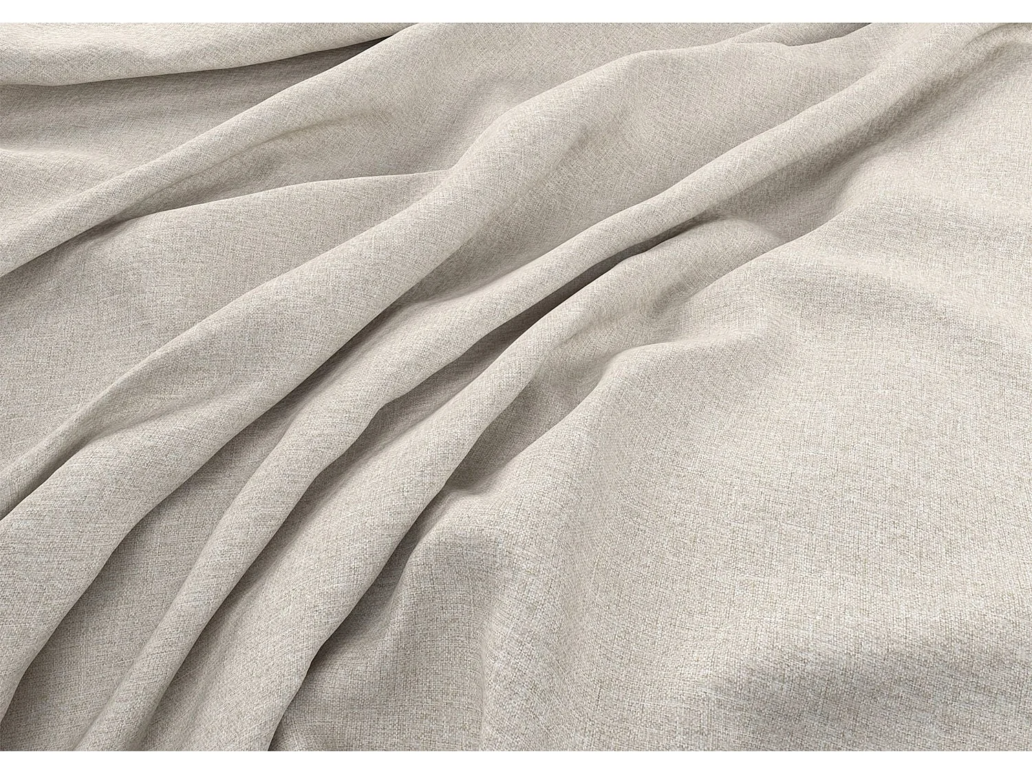 Upholstered Bedframe - 135 x 190 cm Bedframe in Grey