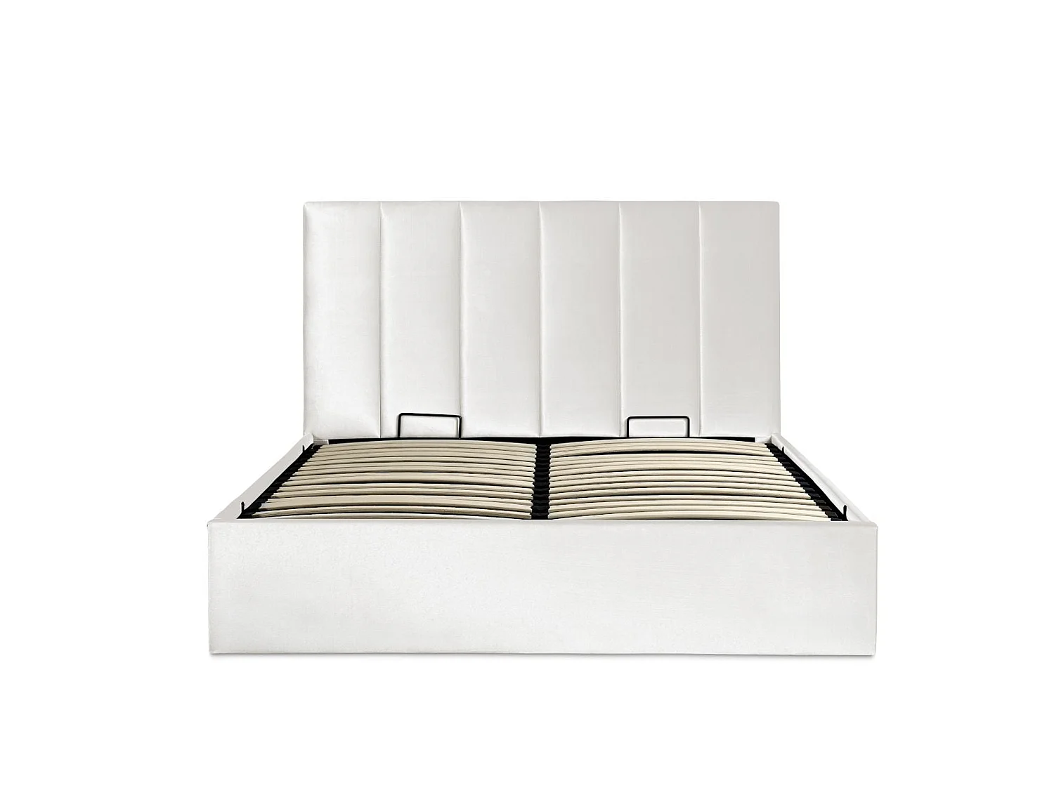 Upholstered Bedframe - 135 x 190 cm Bedframe in Grey