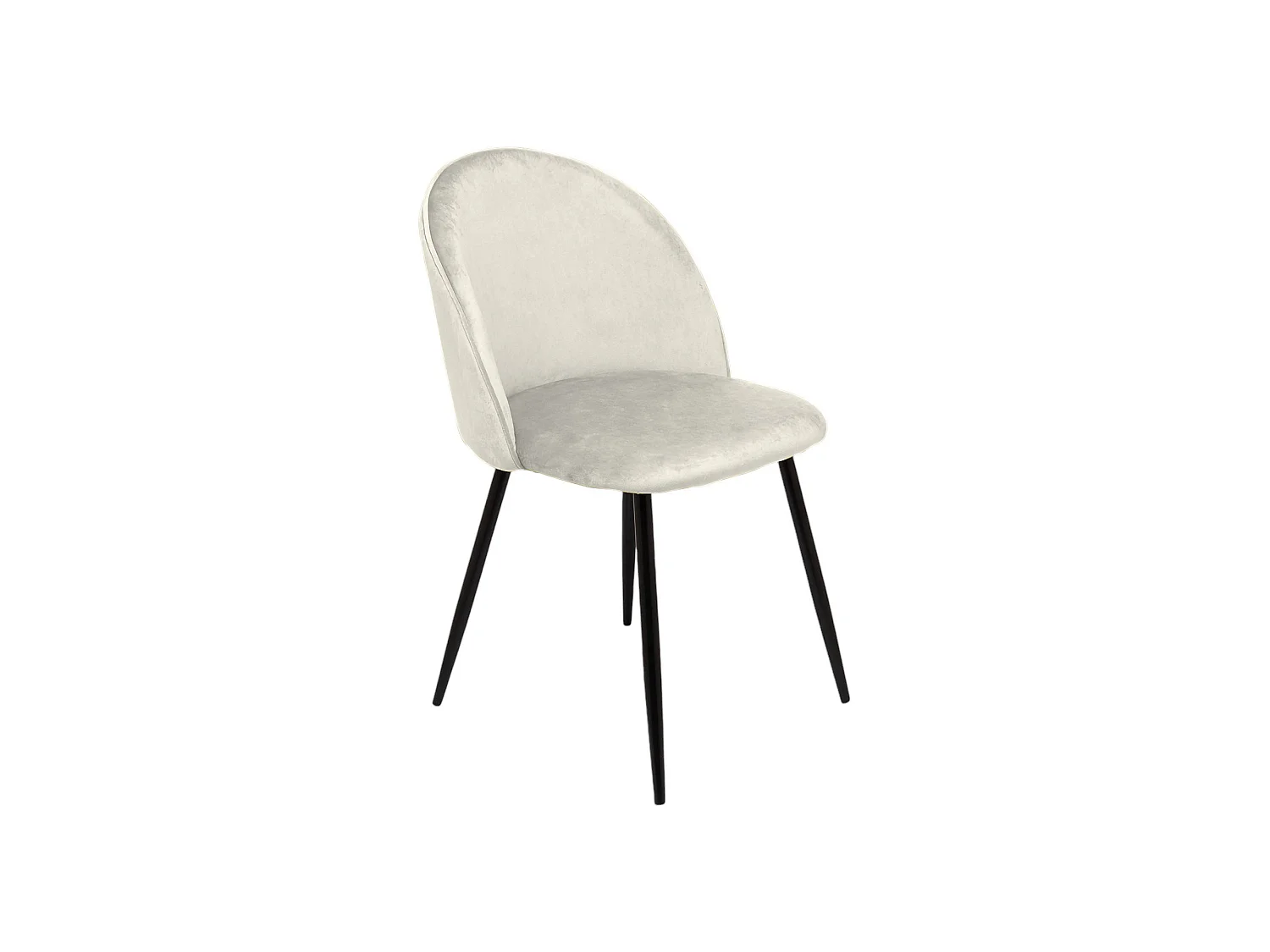 Sessel Achito, 8 Stühle, Cremeweiß, Gepolstert, Belastbarkeit 120 kg