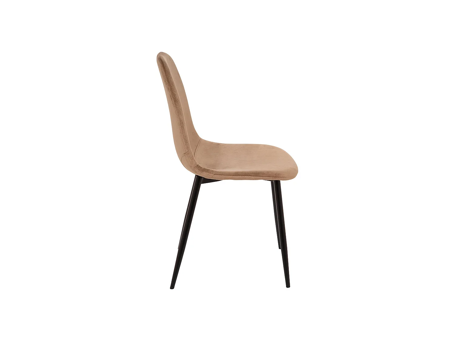 Série de 8 chaises Arter, Beige, rembourrées, poids supporté : 120 kg