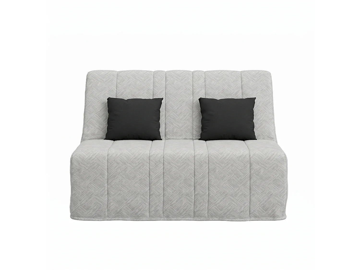 Banquette convertible NEA BZ, couchage 160x200, avec 2 coussins OFFERTS, Tambre perle