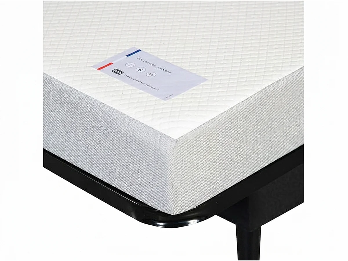 Banquette convertible ELIOS clic clac, couchage 130x190, avec 2 coussins OFFERTS, Tambre perle