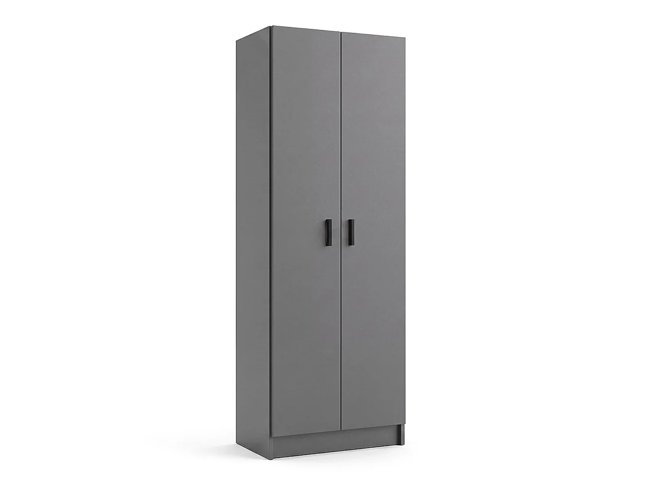 Armario de 2 puertas en gris grafito 60x180 cm Multi Useful Gris Grafito