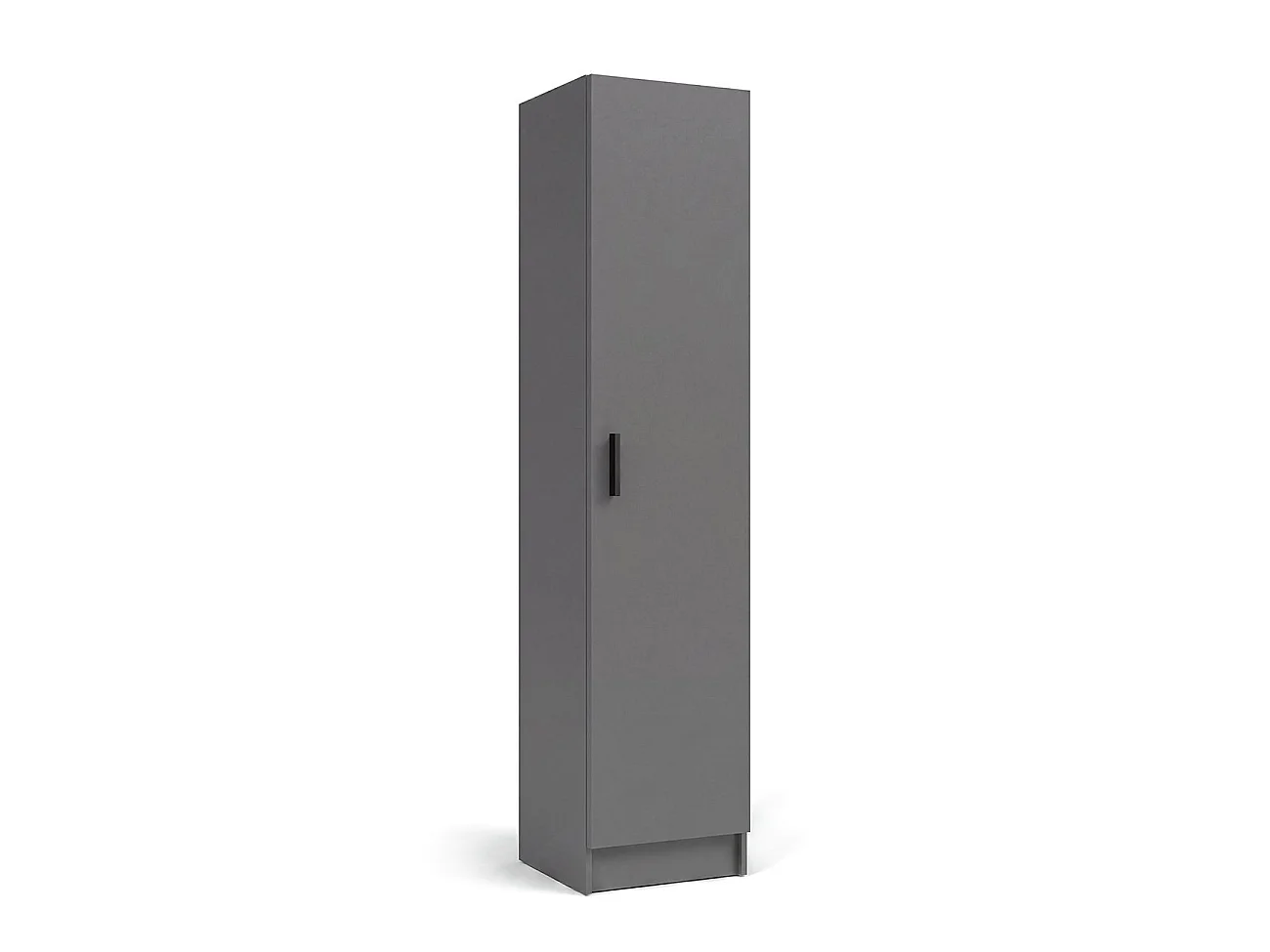 Armario de 1 puerta en gris grafito 37x180 cm Multi Useful Gris Grafito