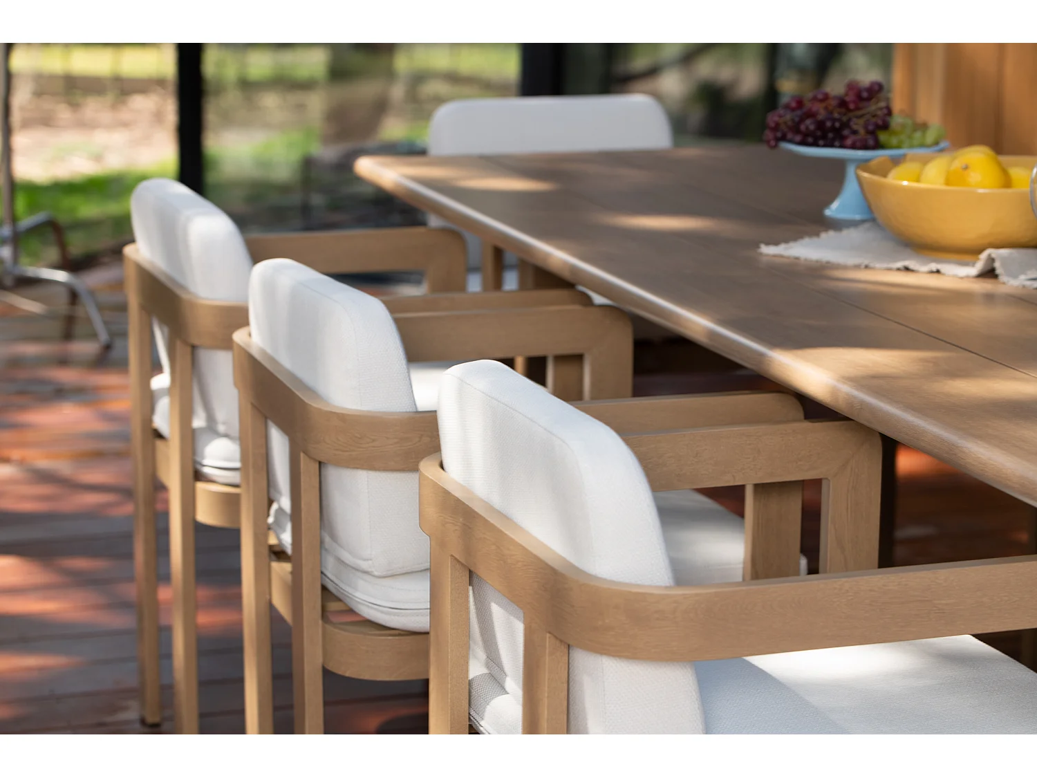 Ensemble de repas de jardin en aluminium Sorrento table et 8 chaises