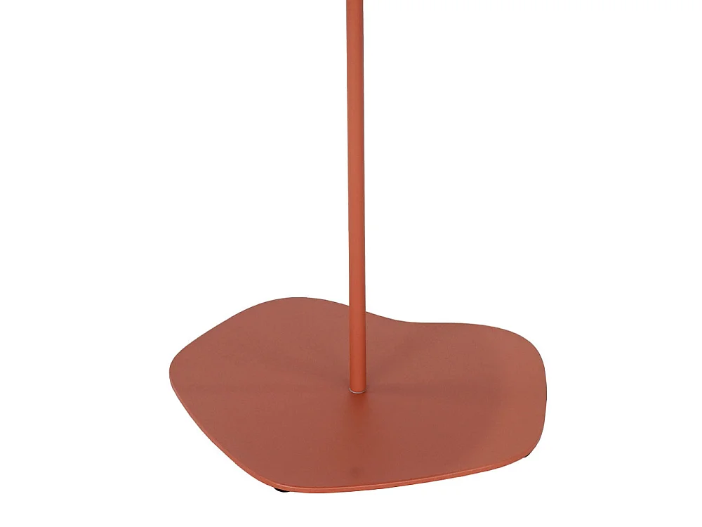 Sivo - Table d'appoint intérieur et extérieur en métal ø38cm - Terracotta