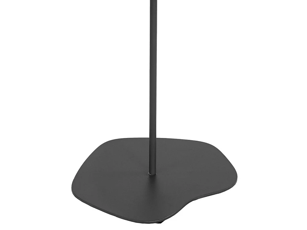 Sivo - Table d'appoint intérieur et extérieur en métal ø38cm - Gris foncé