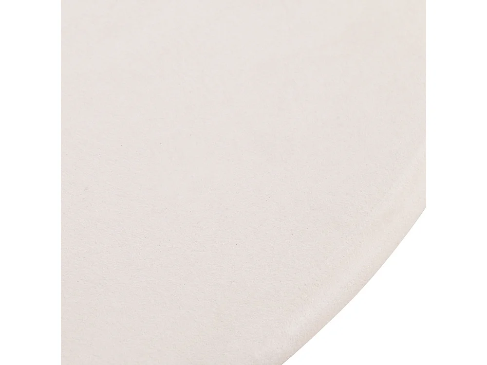 Sylina - Table basse organique effet béton et bois L130cm - Beige