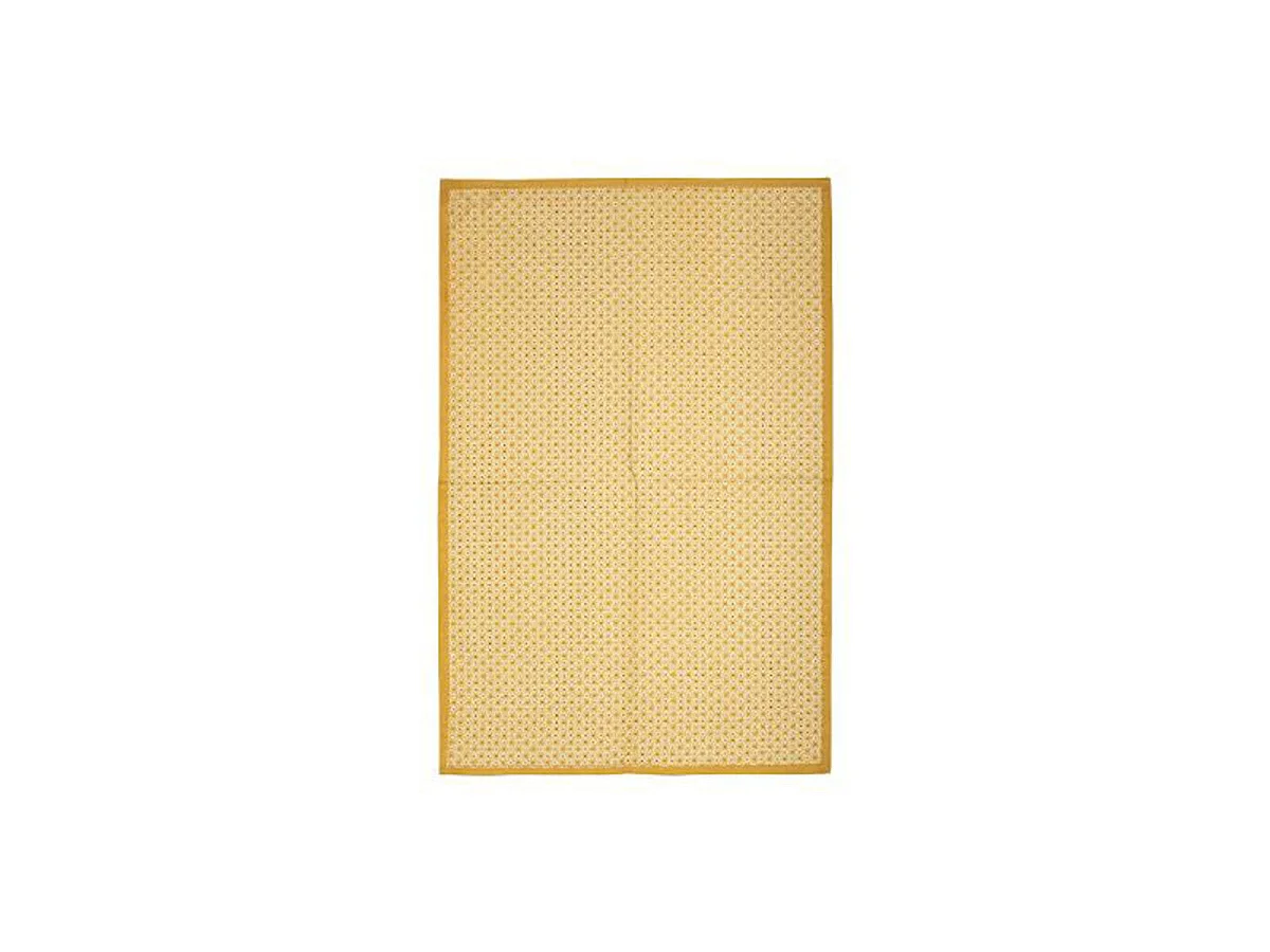 Lot de 3 Torchons "Imprimé" 45x70cm Ocre