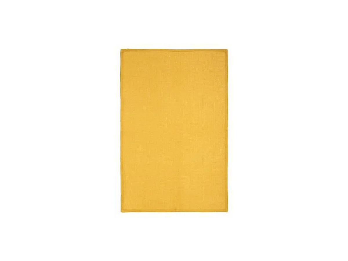 Lot de 3 Torchons "Imprimé" 45x70cm Ocre