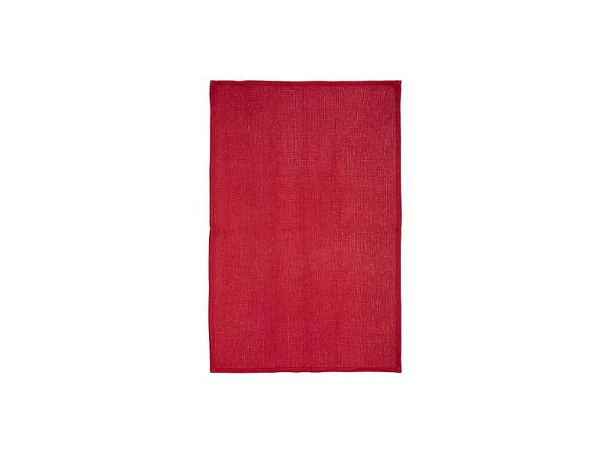 Lot de 3 Torchons "Imprimé" 45x70cm Rouge