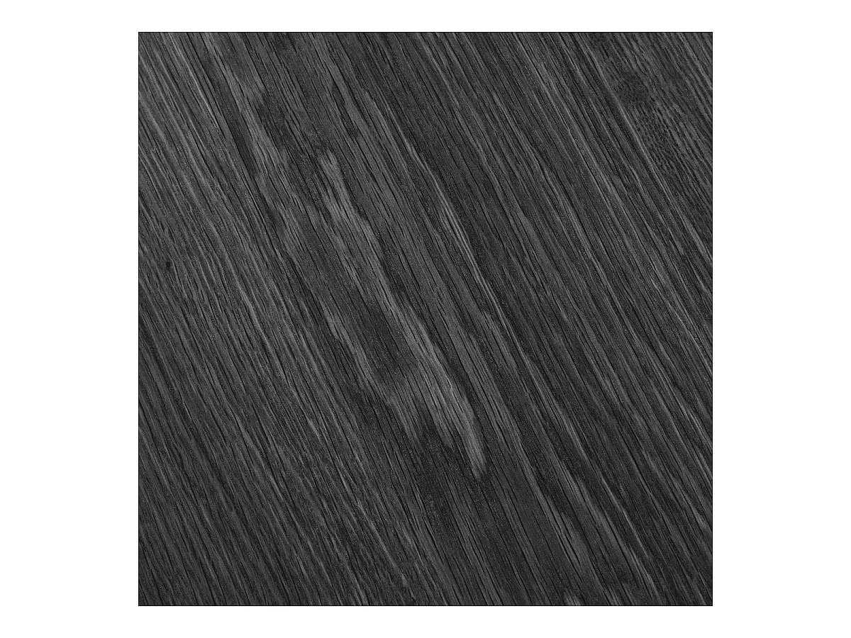 Table Extensible à 240cm Pied Relief MDF Placage Chêne noir - DUBLIN