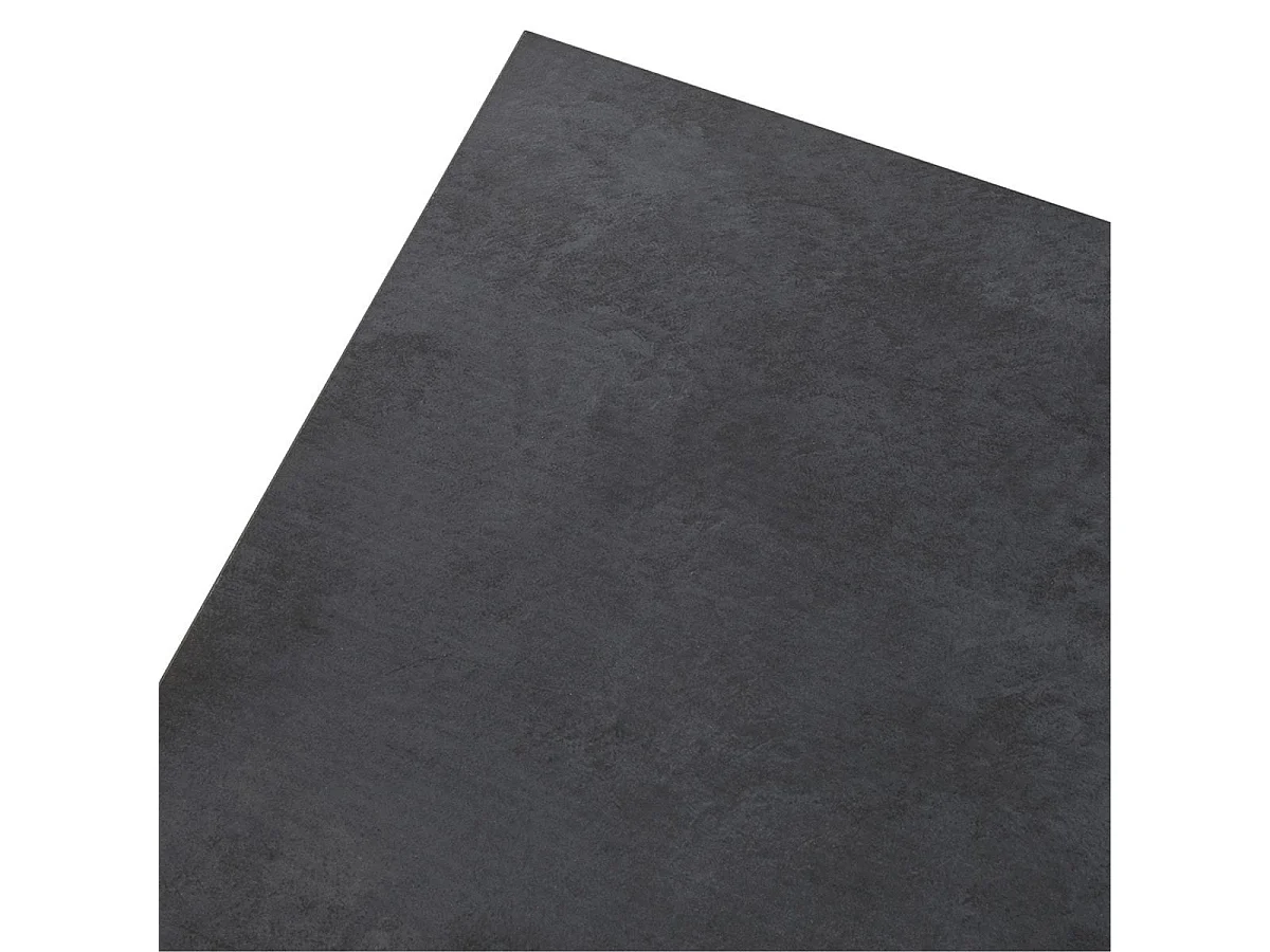 Buffet 4 portes 3 tiroirs aspect chêne artisan et noir graphite - URBAL