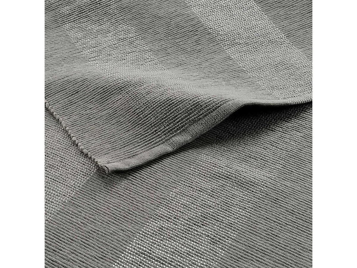 Chemin de Table en Coton "Eldora" 40x140cm Gris