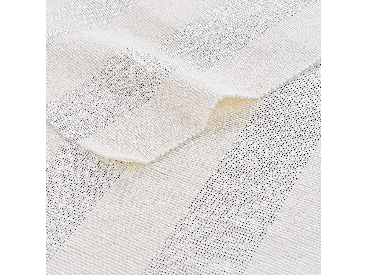Chemin de Table en Coton "Eldora" 40x140cm Naturel