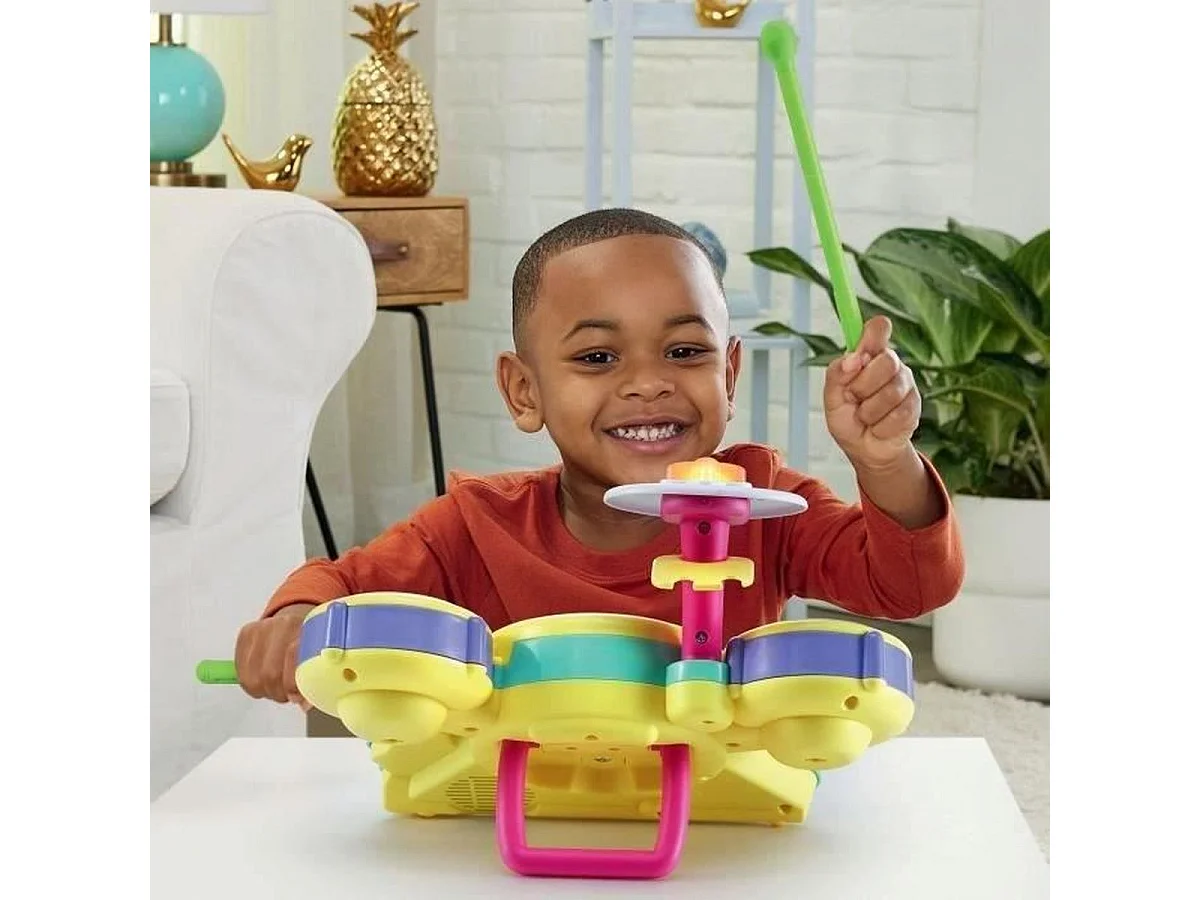 VTECH Bluey Batterie Interactive – Ensemble de batterie électronique multicolore 3–7 ans