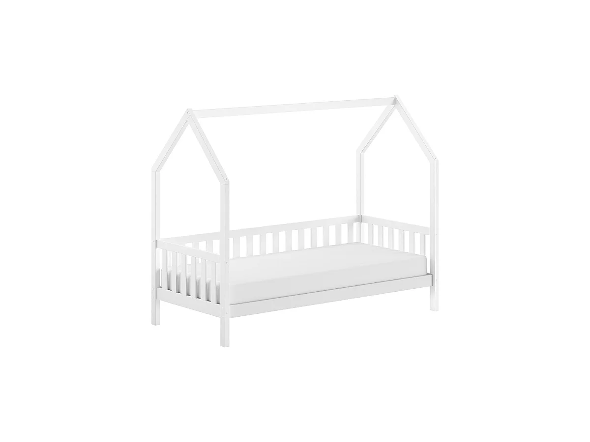 Lit Enfant "Cabane" 90x200cm Blanc