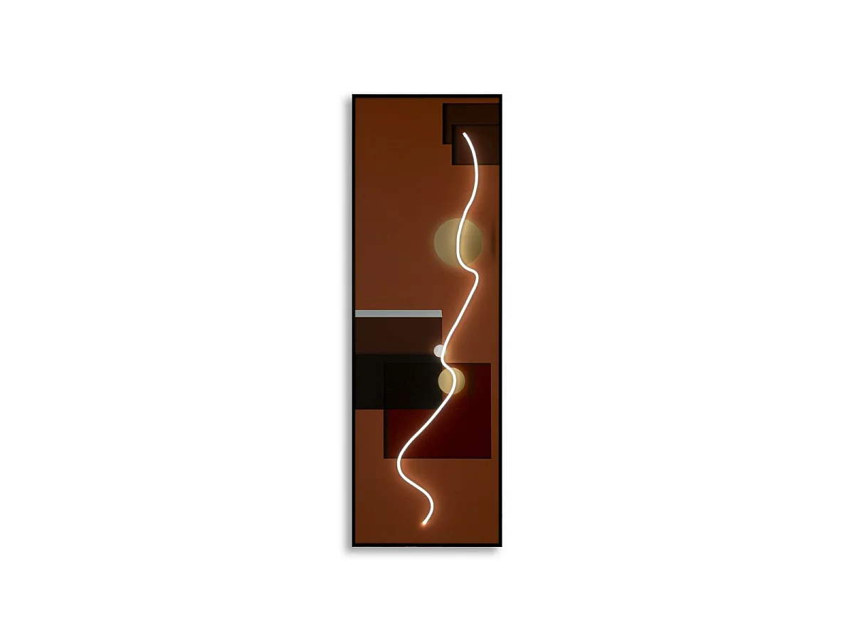 Schilderij op canvas met LED's 150x3,5x50 cm