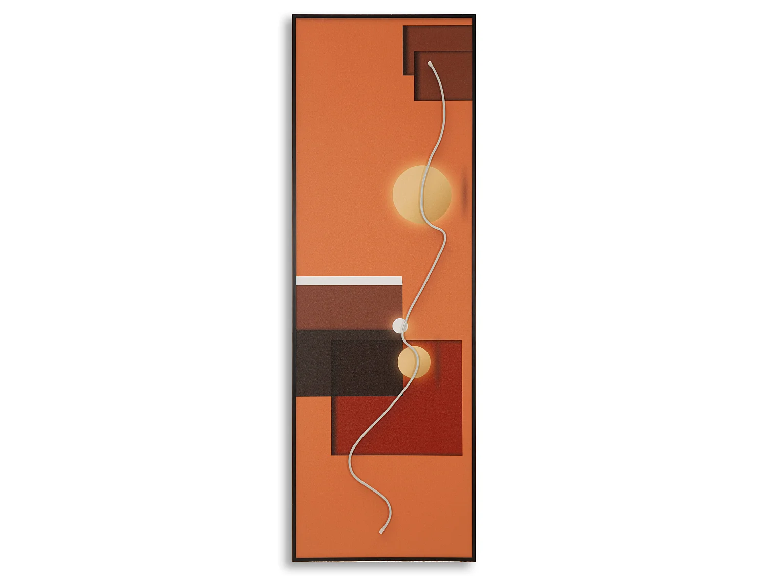 Schilderij op canvas met LED's 150x3,5x50 cm