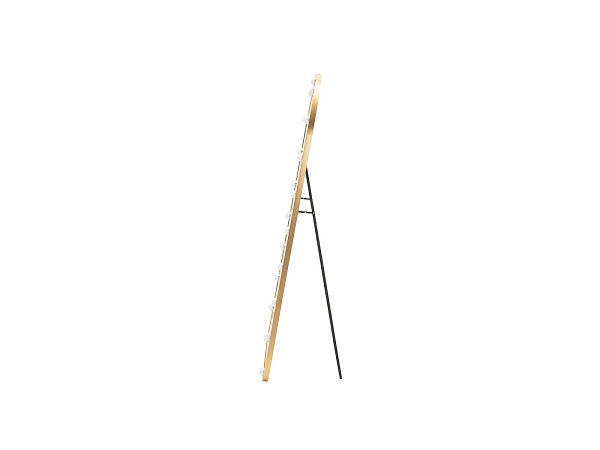 Hollywood staande spiegel met LED-verlichting, 70x45x170 cm