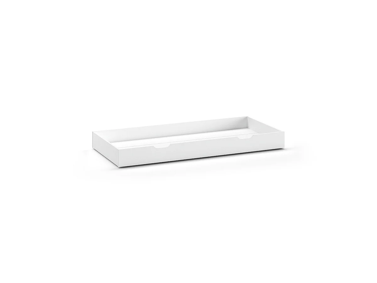 Pack - Lit Enfant & Tiroir-Lit "Cabane" 90x200cm Blanc