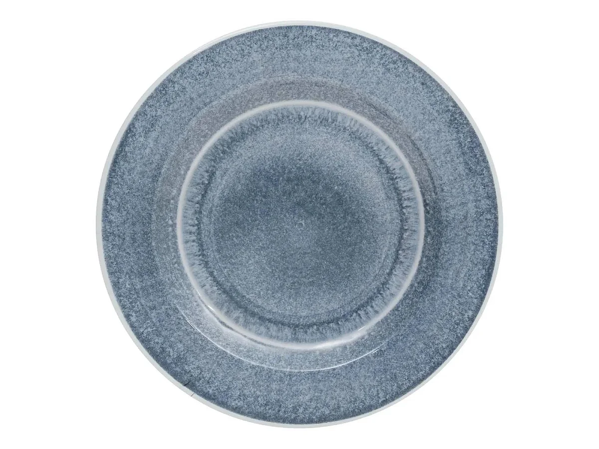 Lot de 6 Assiettes à Dessert "Fanny" 22cm Bleu