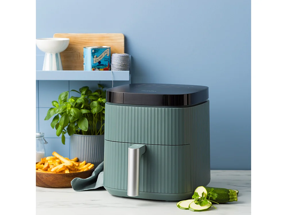Bistro Silhouette XL AirFryer Smokey Blue 5L
