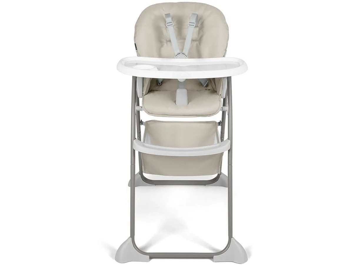 Hauck Sit N Fold - Chaise haute pliable beige, dès 6 mois jusqu'à 15 kg