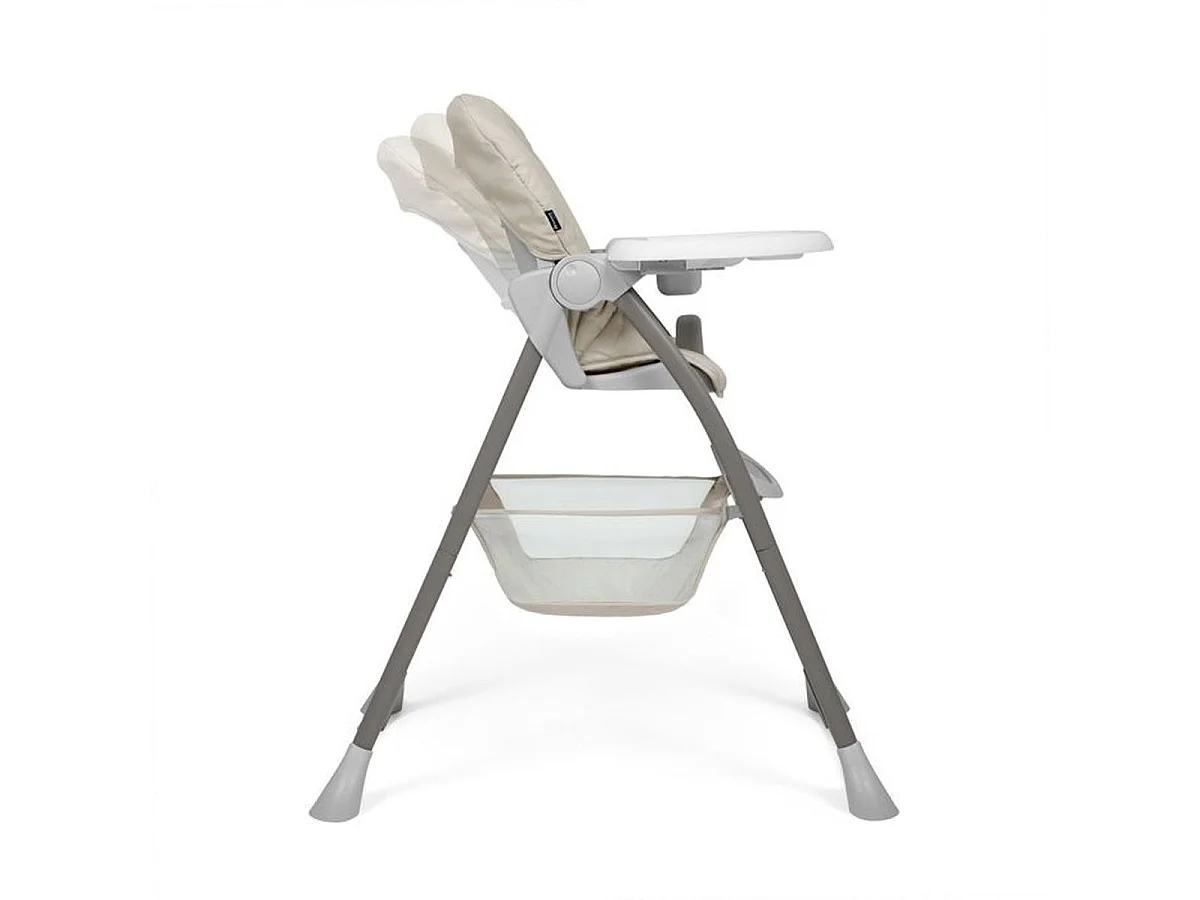 Hauck Sit N Fold - Chaise haute pliable beige, dès 6 mois jusqu'à 15 kg