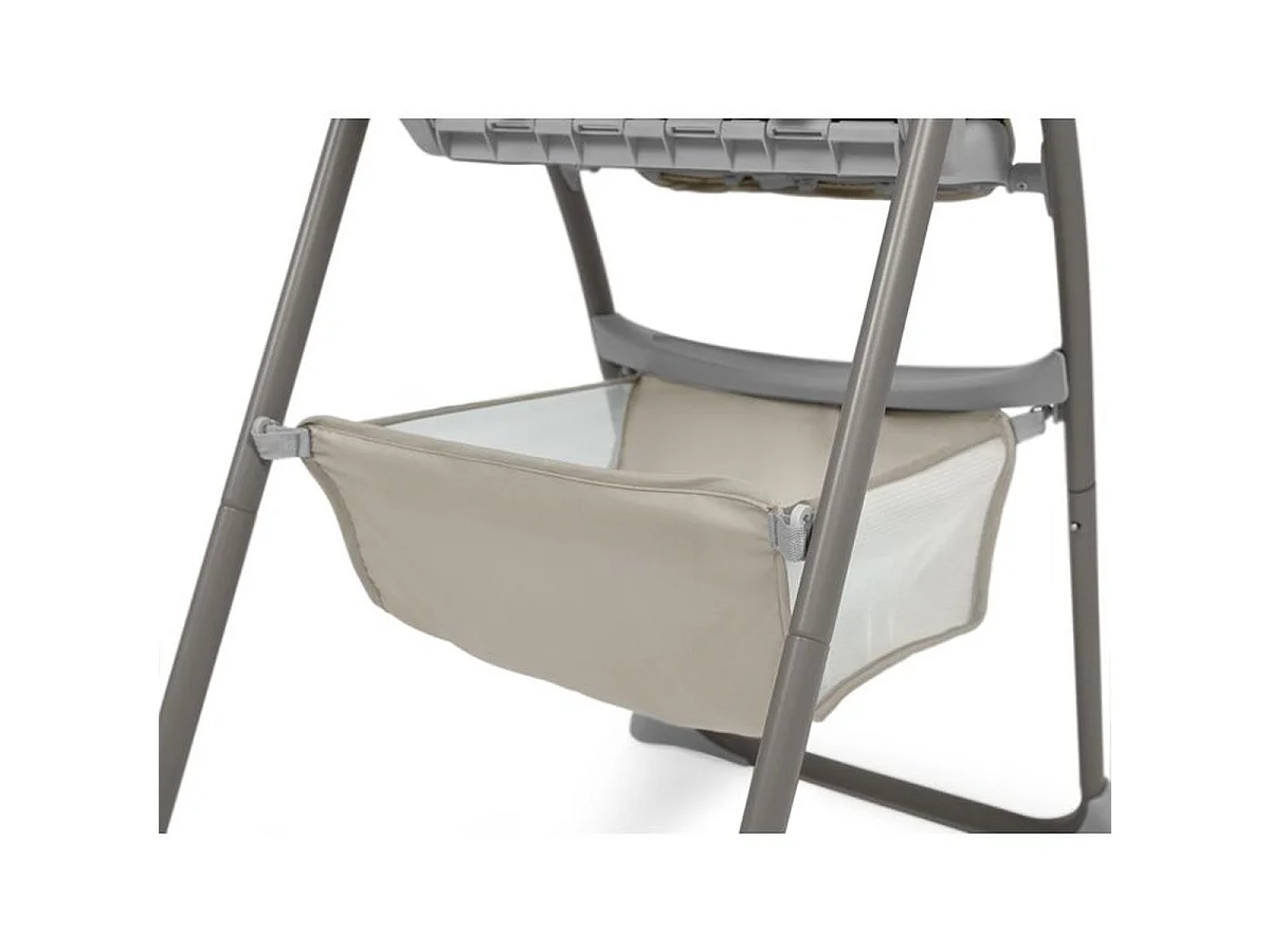 Hauck Sit N Fold - Chaise haute pliable beige, dès 6 mois jusqu'à 15 kg