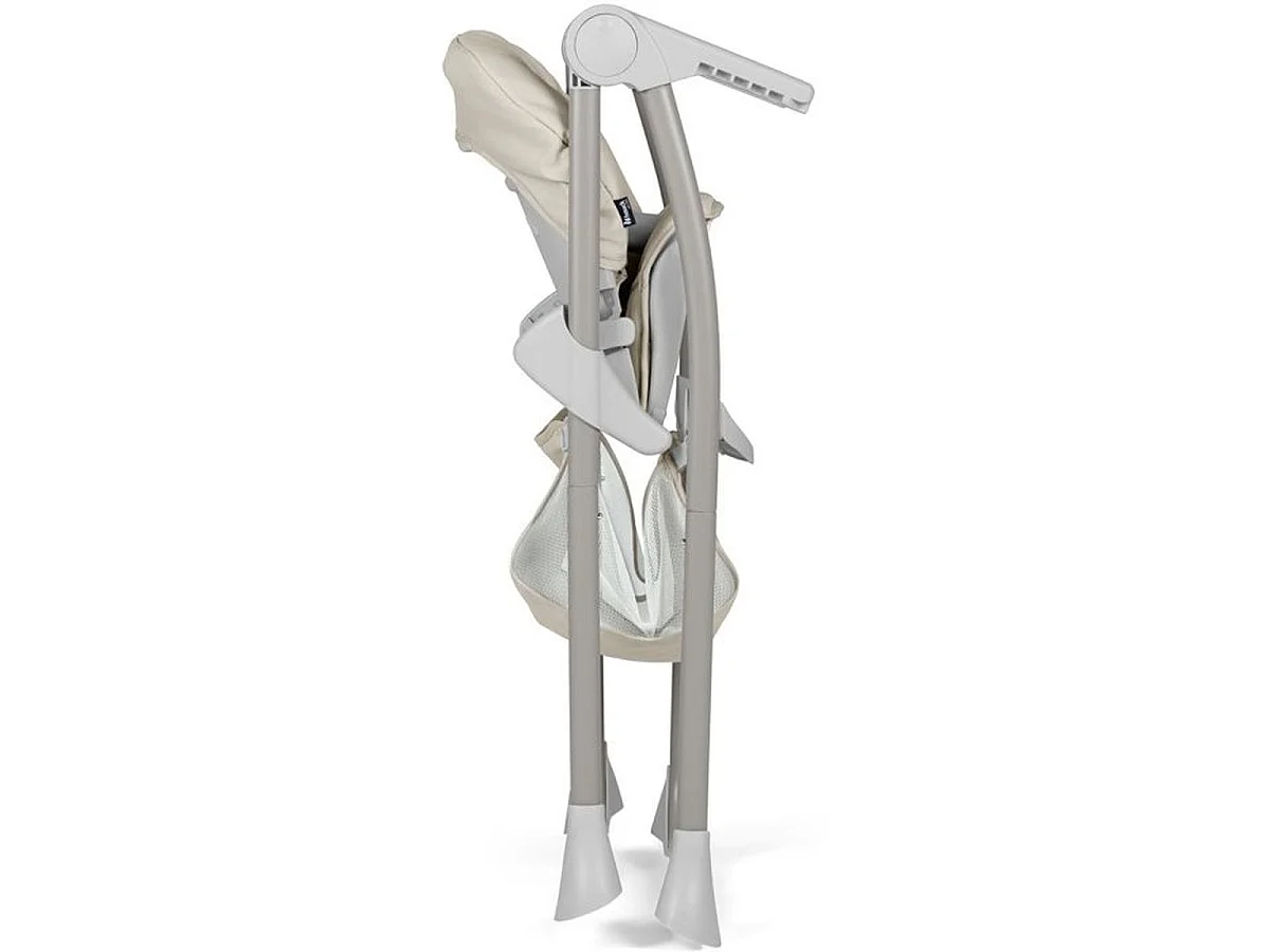 Hauck Sit N Fold - Chaise haute pliable beige, dès 6 mois jusqu'à 15 kg