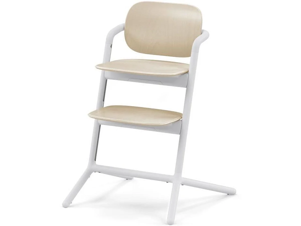 Chaise haute évolutive CYBEX LEMO 3-en-1 avec baby set et plateau Sand White