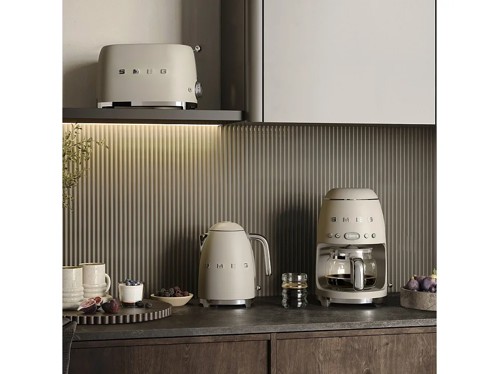Cafetière 1.4L beige lin mat