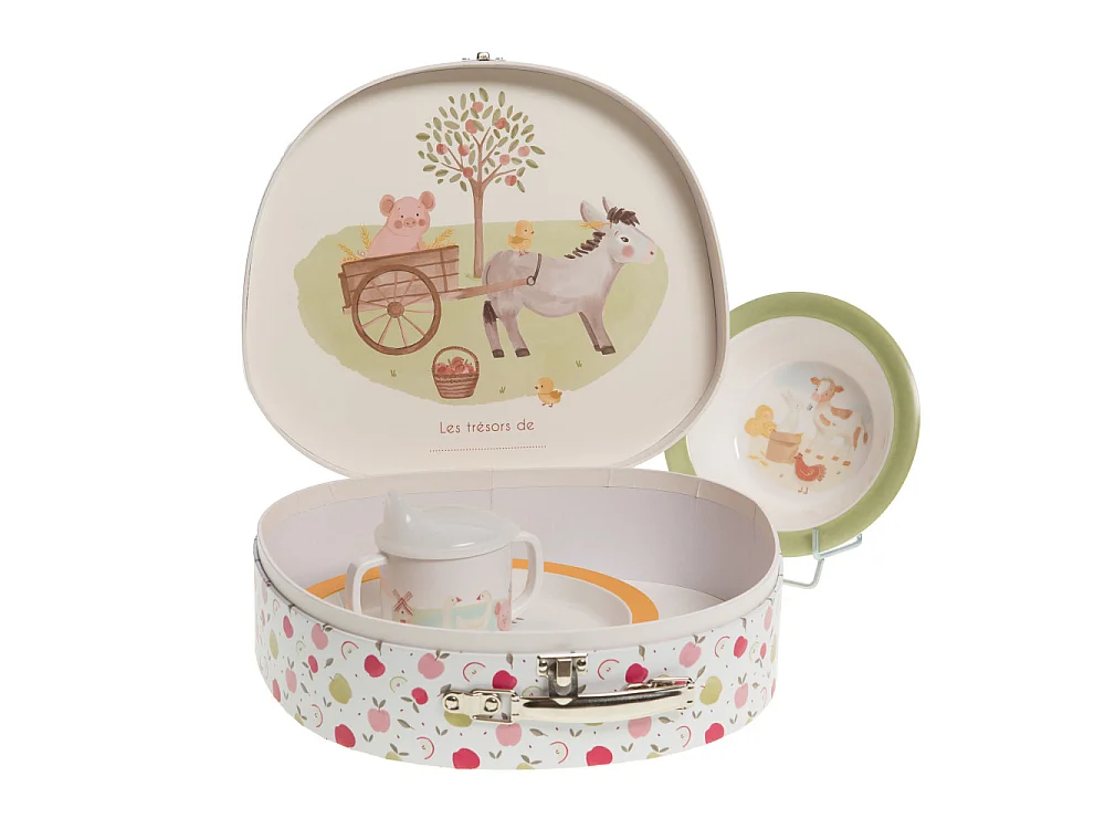 Coffret valisette déjeuner 5 pièces Esteban