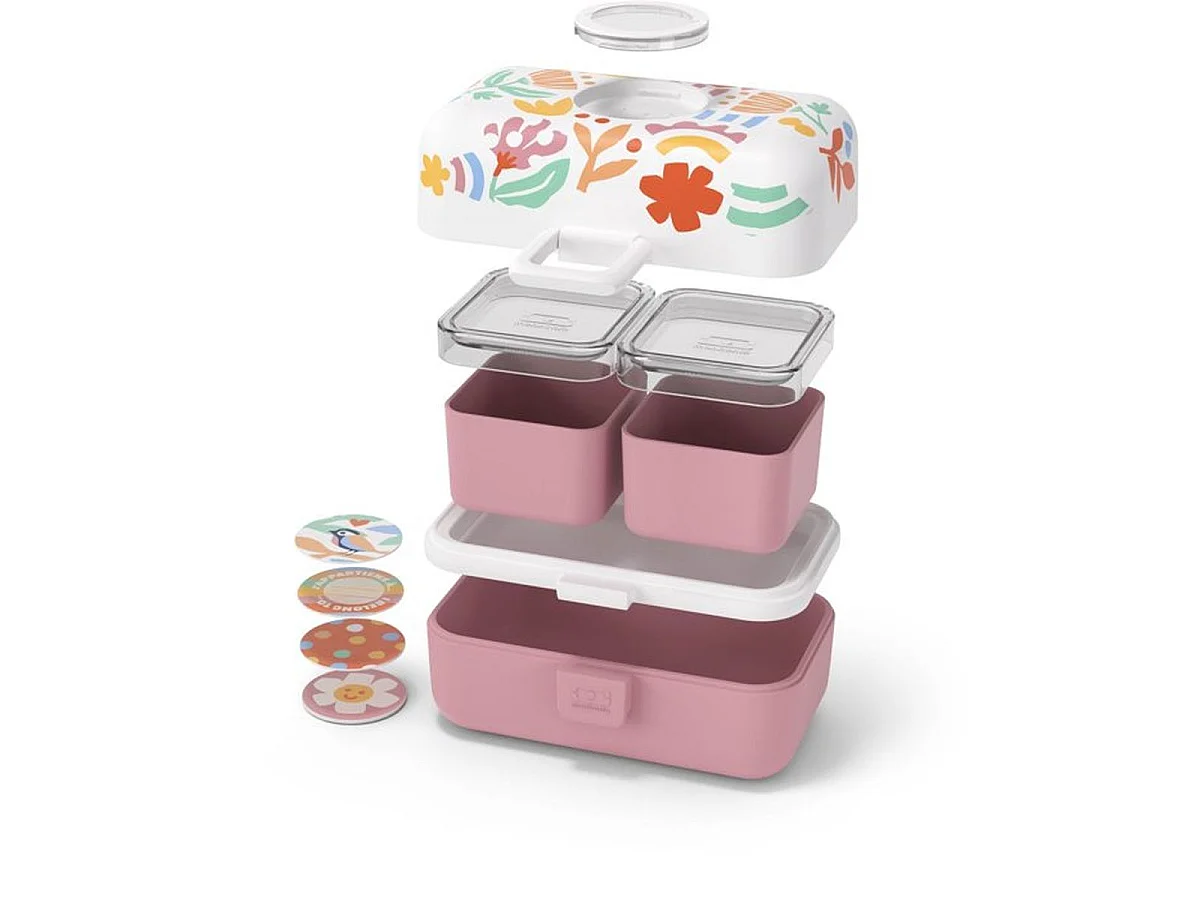 Monbento MB Tresor Boîte Déjeuner Enfant 0,8 L Papercut - 3 compartiments