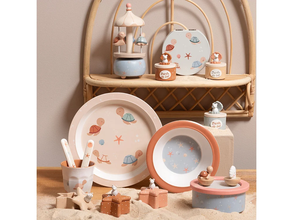 Coffret déjeuner 5 pièces Lulu la Tortue