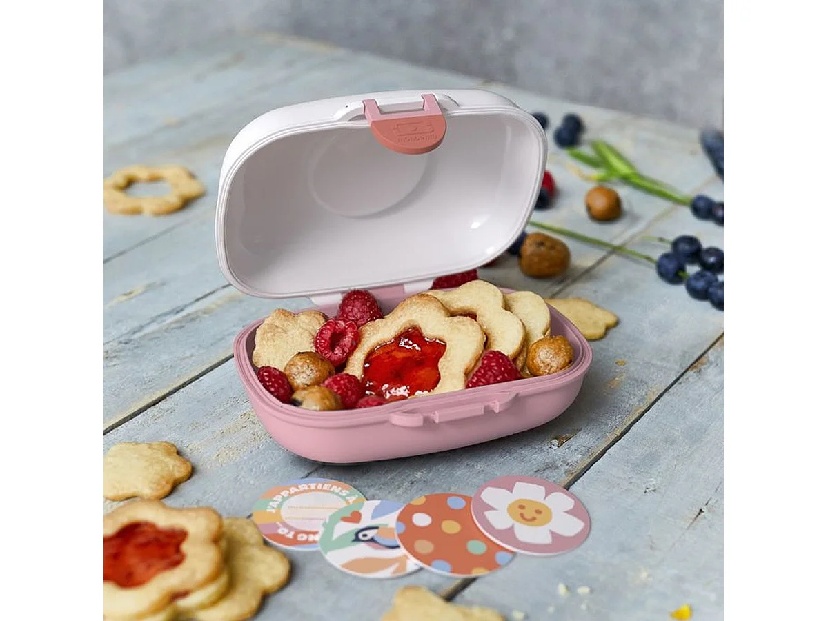 Monbento MB Gram Paper Cut - Boîte à goûter 600 ml Rose