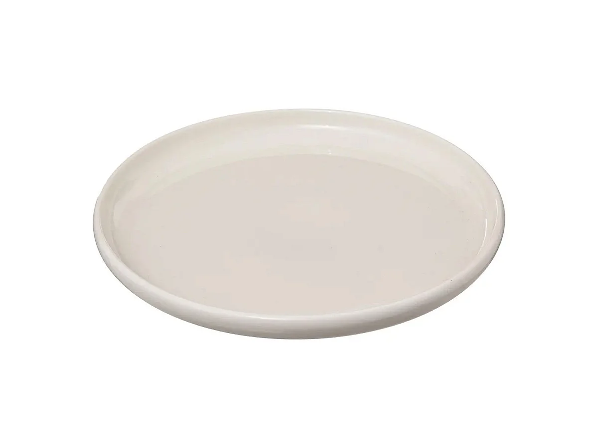 Lot de 6 Assiettes à Dessert "Nora" 21cm Blanc