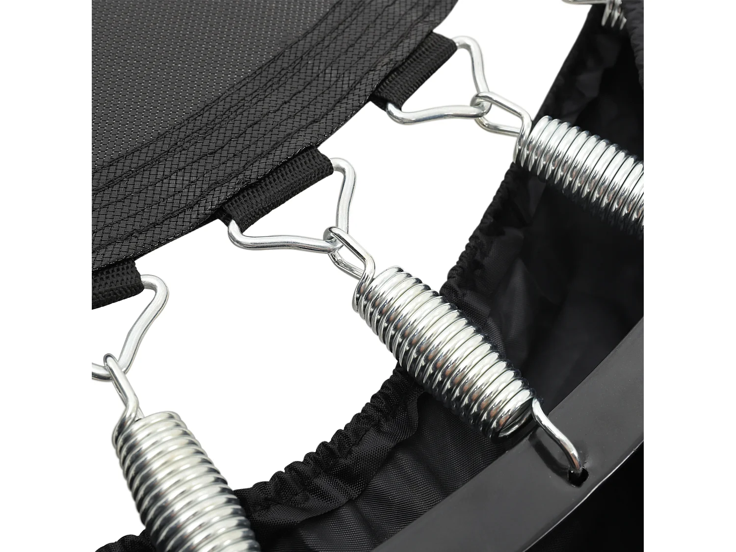 Black 96cm Foldable Fitness Trampoline 100kg Capacity