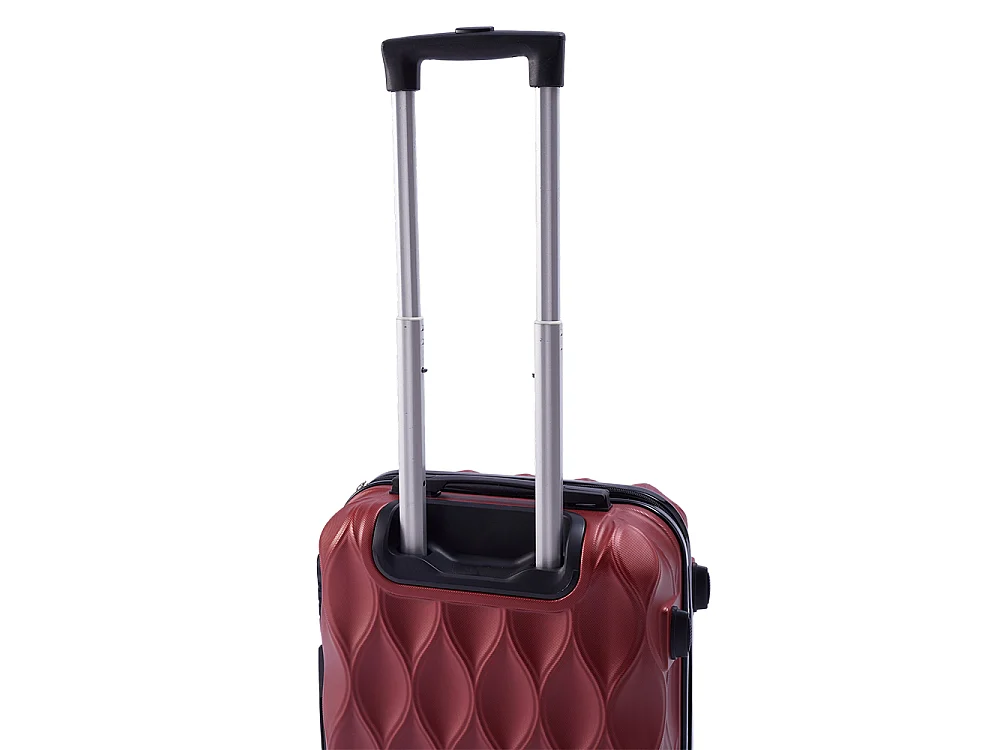 Red 2 Piece Hardshell Luggage Set with Spinner Wheels 20 & 14 Inch