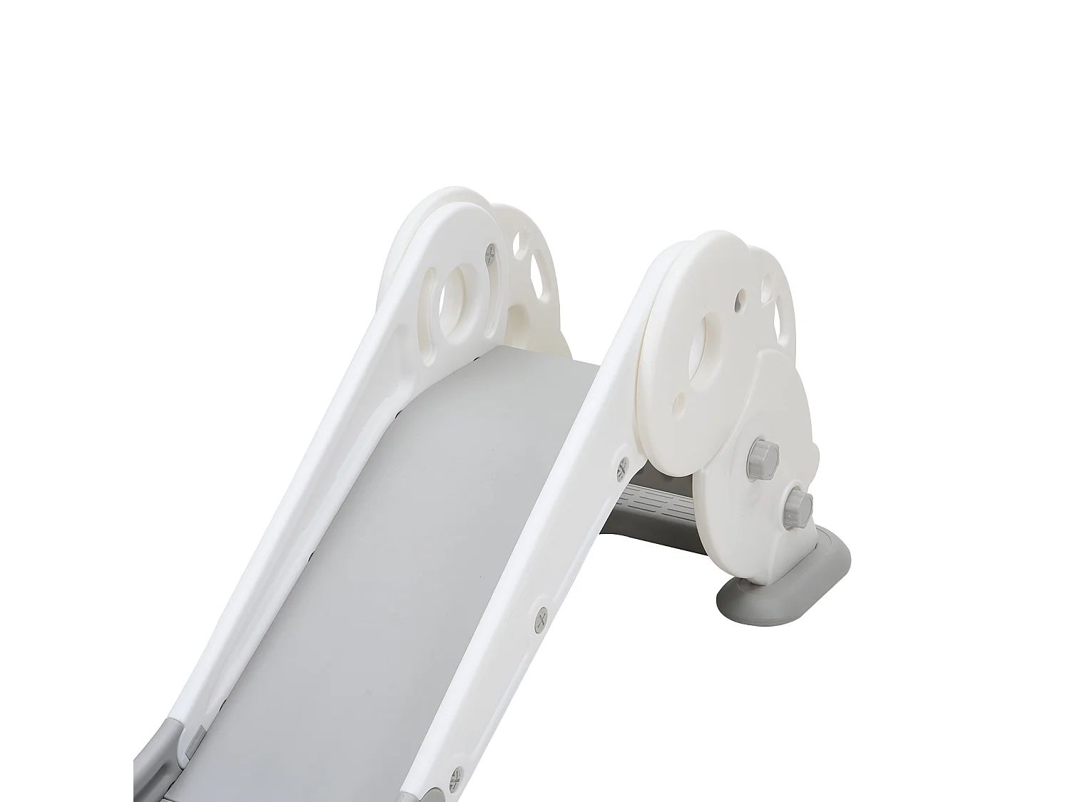 Grey and White Children's Slide for Indoor Outdoor Play