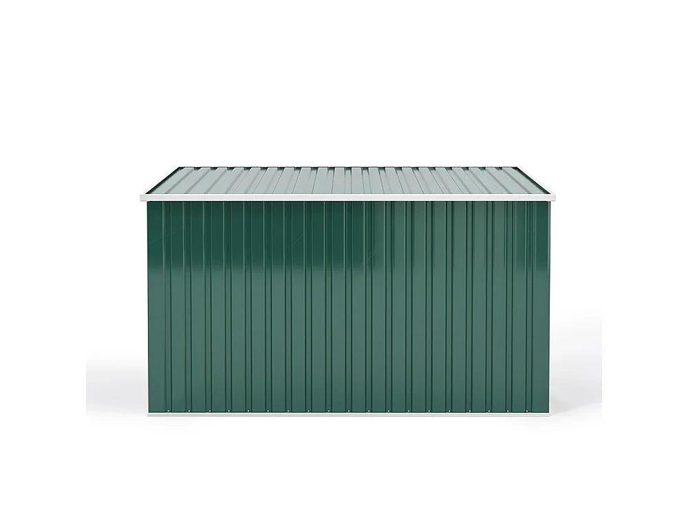 210cm Green Heavy Duty Steel Lockable Bicycle Storage Shed