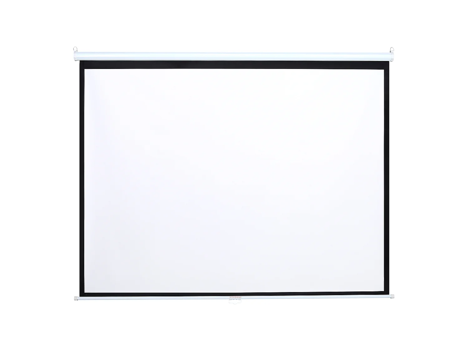 84 Inch Manual Pull Down Projector Screen 4:3 Wall or Ceiling Mounted
