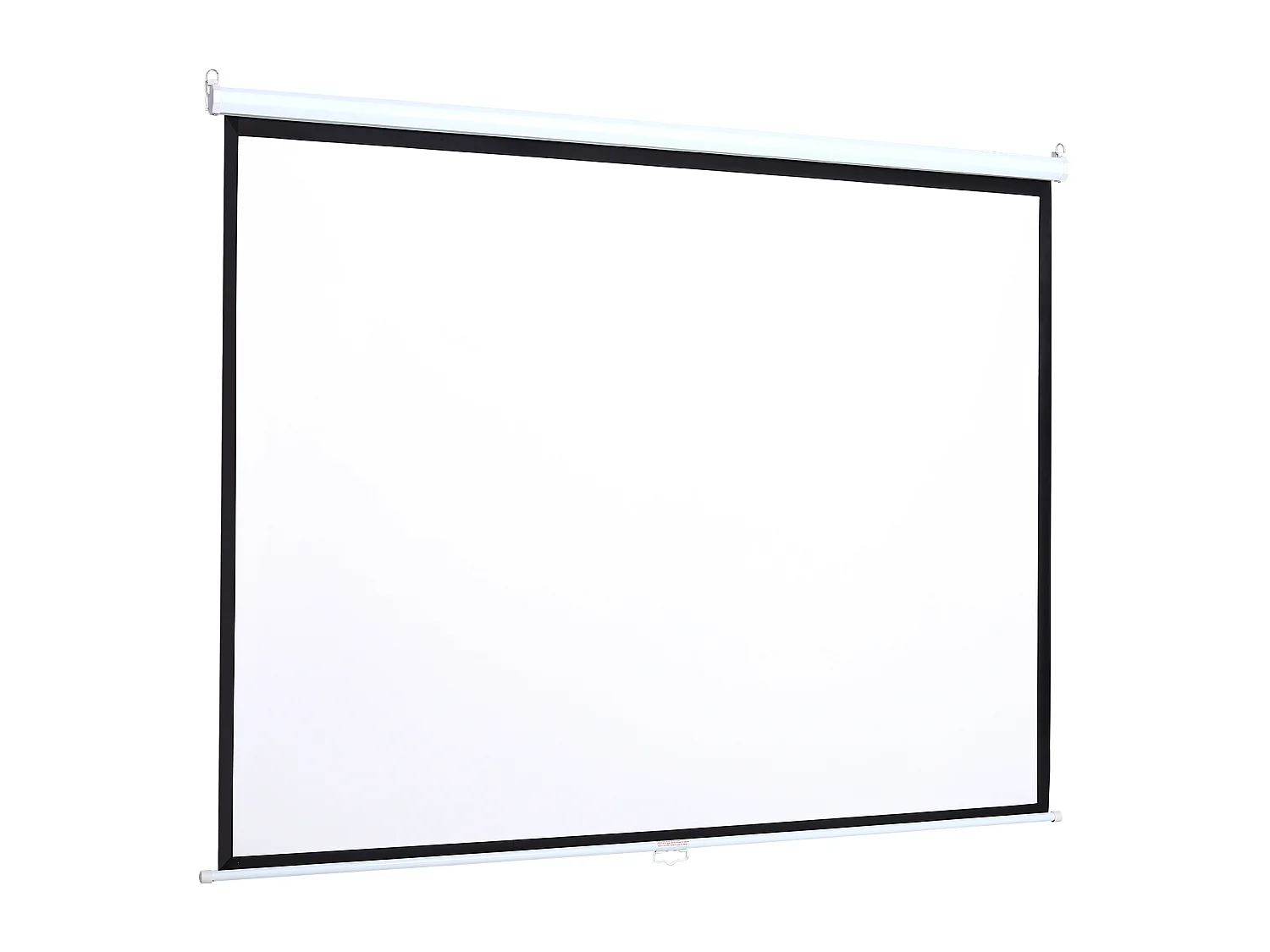 84 Inch Manual Pull Down Projector Screen 4:3 Wall or Ceiling Mounted